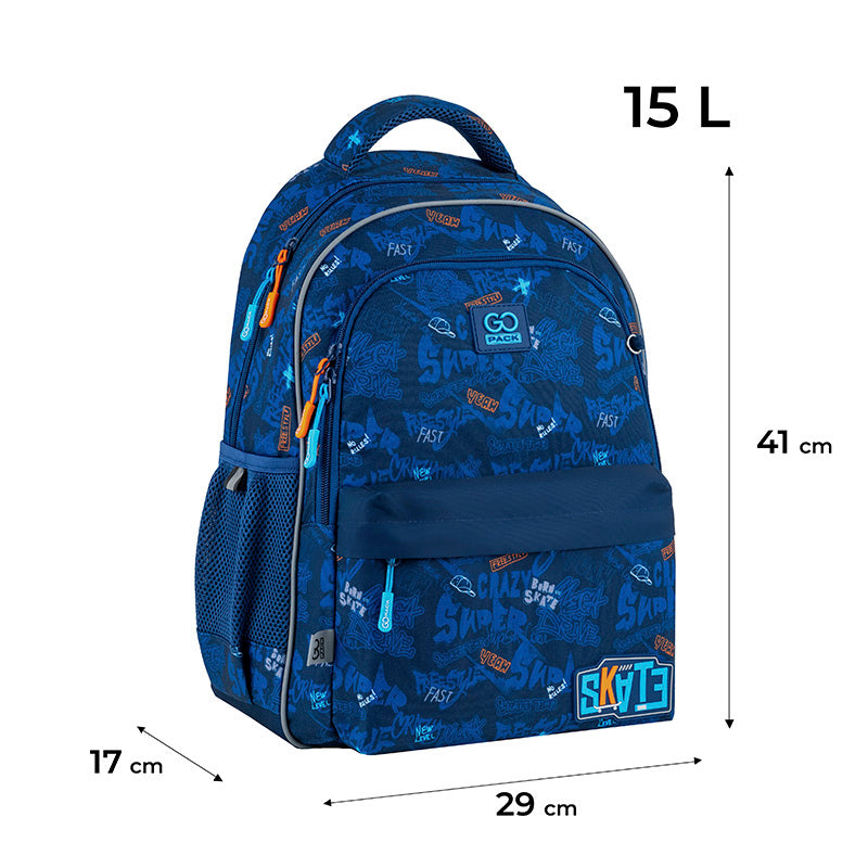 Plecak GoPack Education Crazy Skate GO25-182M-7