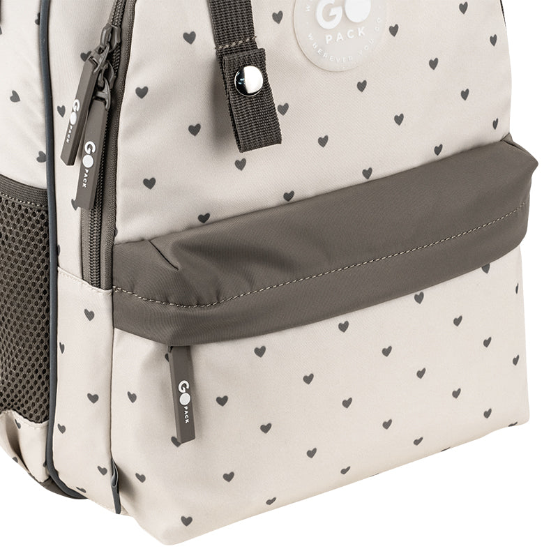 Plecak GoPack Education Beige Polka Dots GO26-182M-3