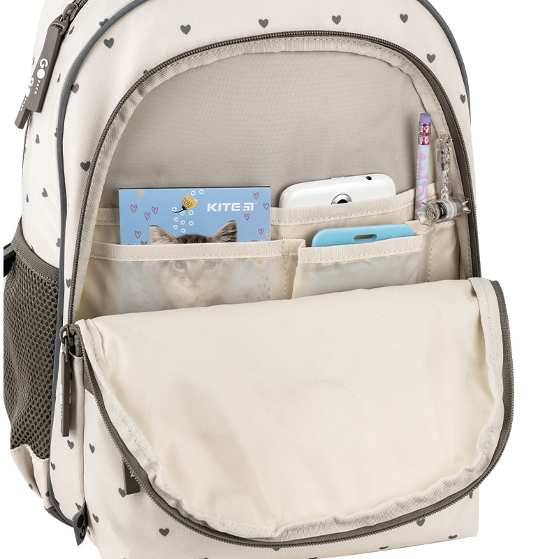 Plecak GoPack Education Beige Polka Dots GO26-182M-3