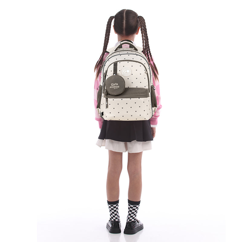 Plecak GoPack Education Beige Polka Dots GO26-182M-3