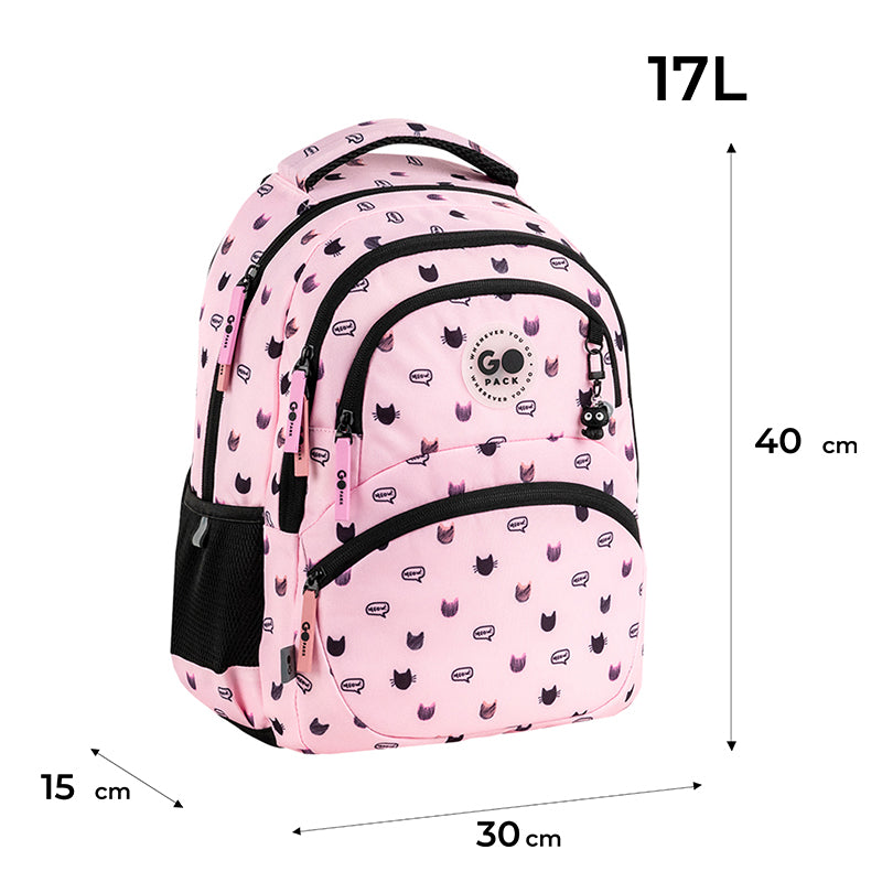 Plecak GoPack Education Meow Cats GO26-175M-1