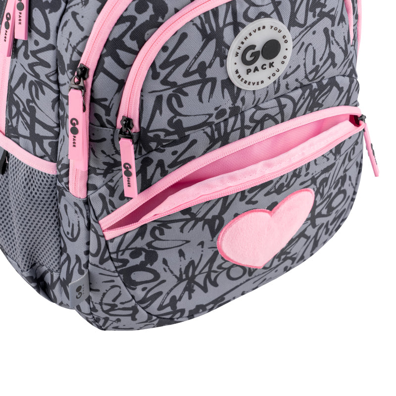 Plecak GoPack Education Fluffy Heart GO26-175M-4