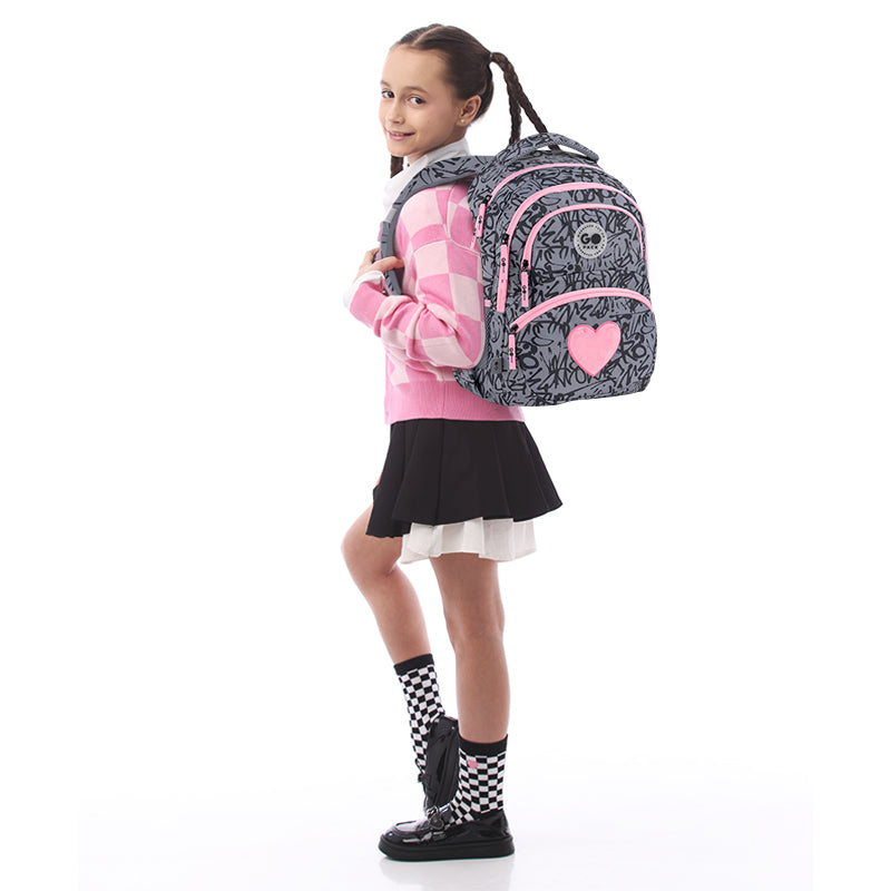 Plecak GoPack Education Fluffy Heart GO26-175M-4