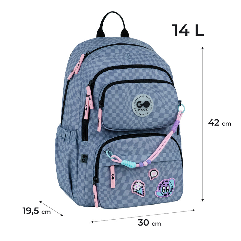 Plecak GoPack Education Pixel Mood 120M-2