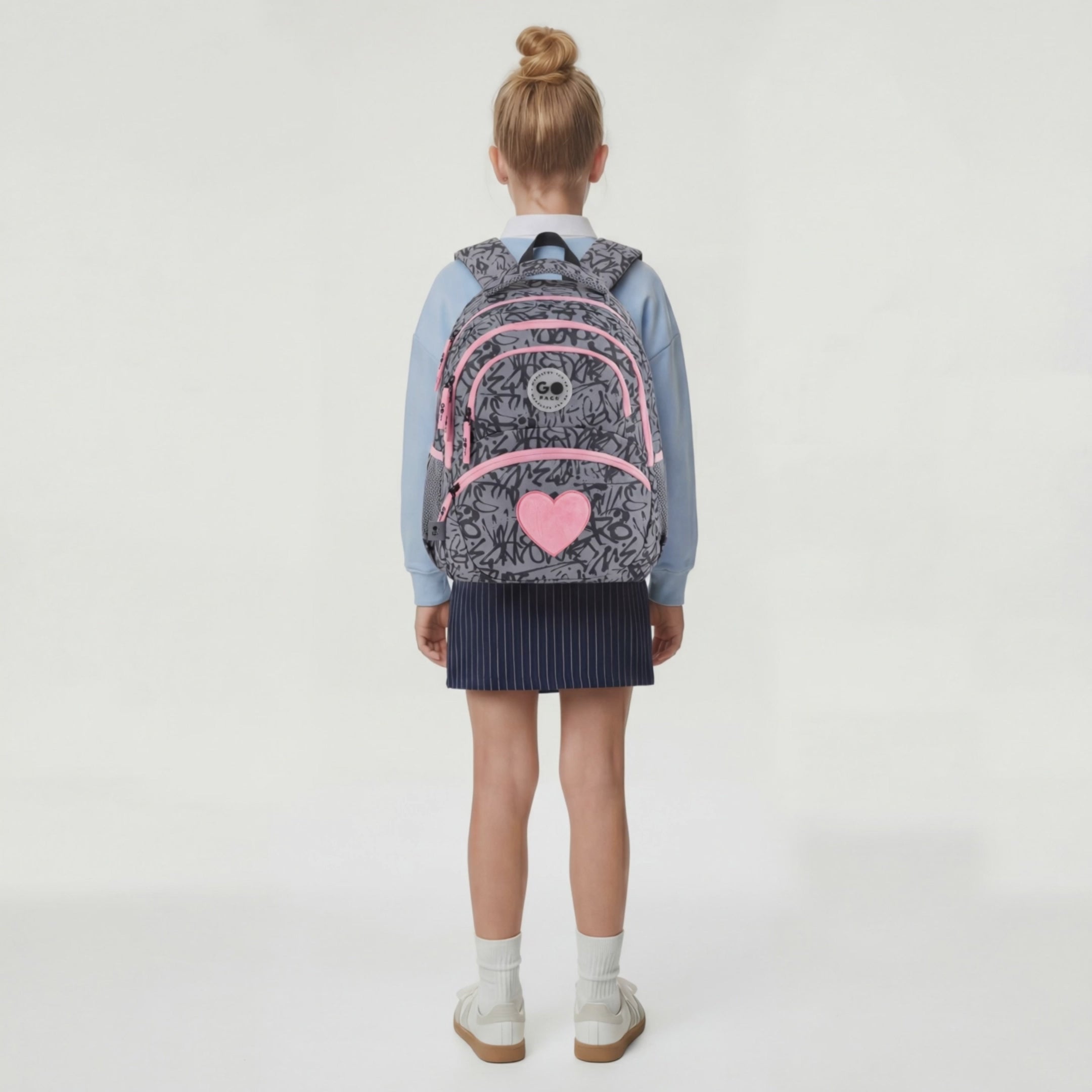 Załaduj wideo: Plecak GoPack Education Fluffy Heart GO26-175M-4
